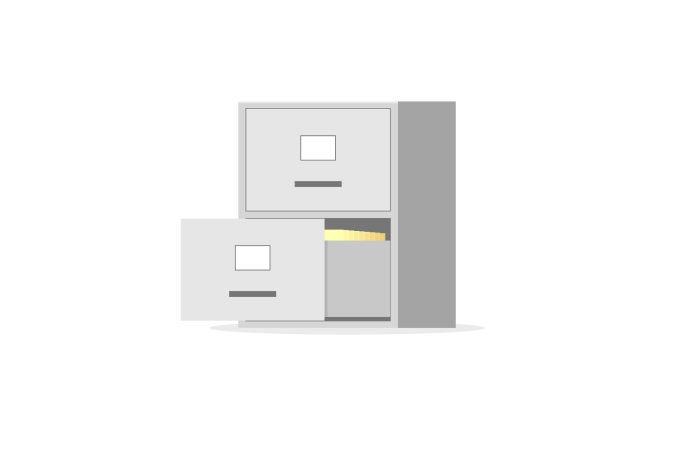 2 Draw Filing Cabinets