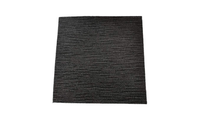 Grey / Black Pattern Carpet Tile - Sustainable Office Solutions