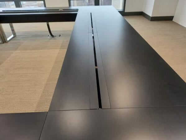 Brown Boardroom Table