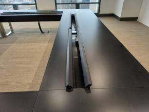 Brown Boardroom Table