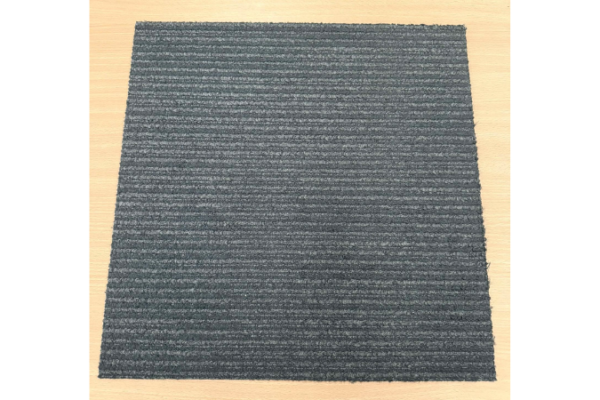 Charcoal Stripe Carpet Tile